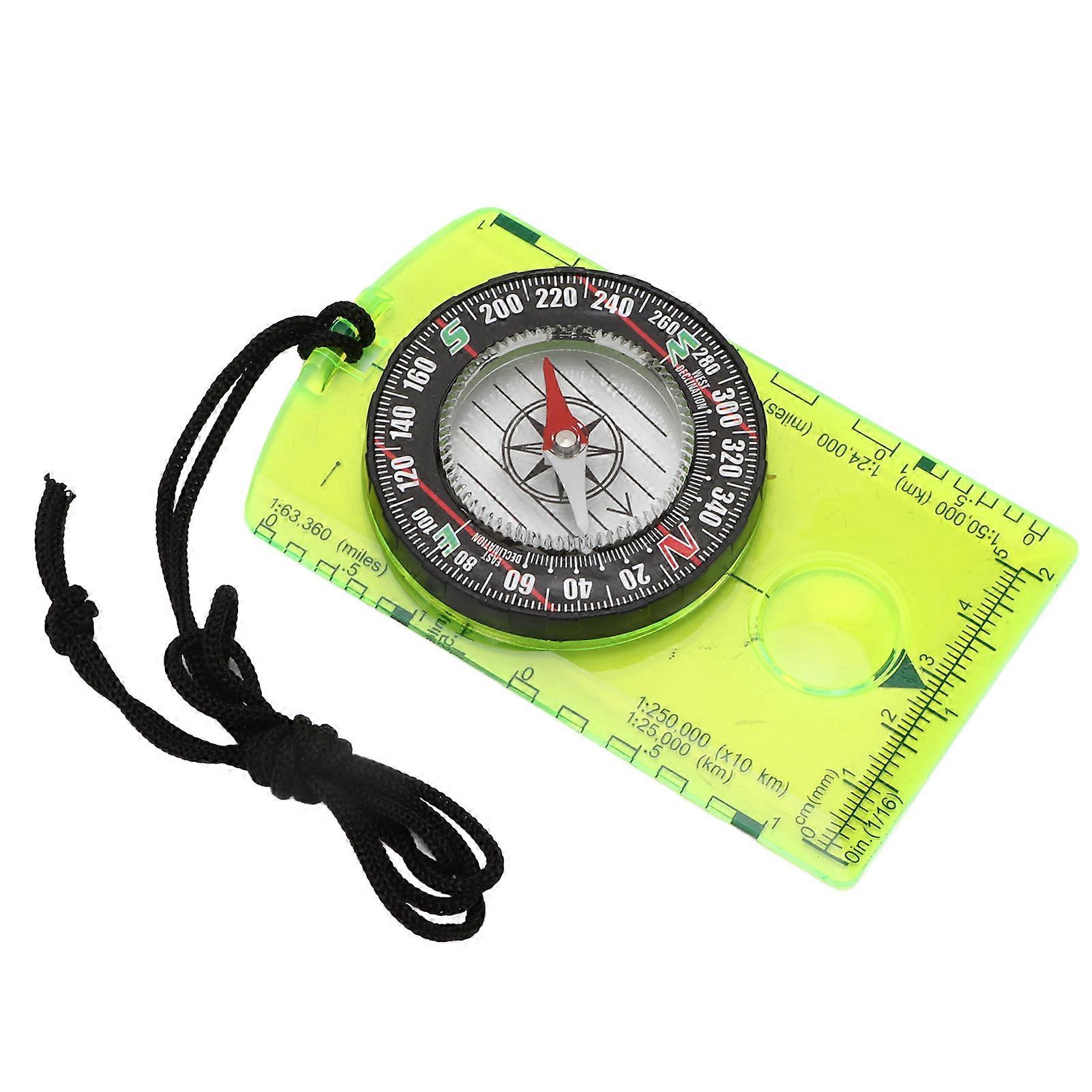 DC361 Map Reading Compass Lightweight Orienteering Compass for Hiking Backpacking