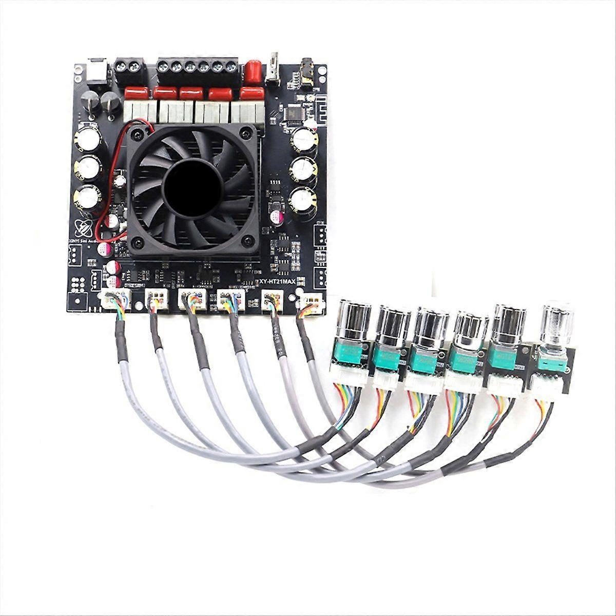 HT21MAX Bluetooth Digital Amplifier Board 2.1 Channel 200Wx2+400W Subwoofer Amplifier Board TPA3223