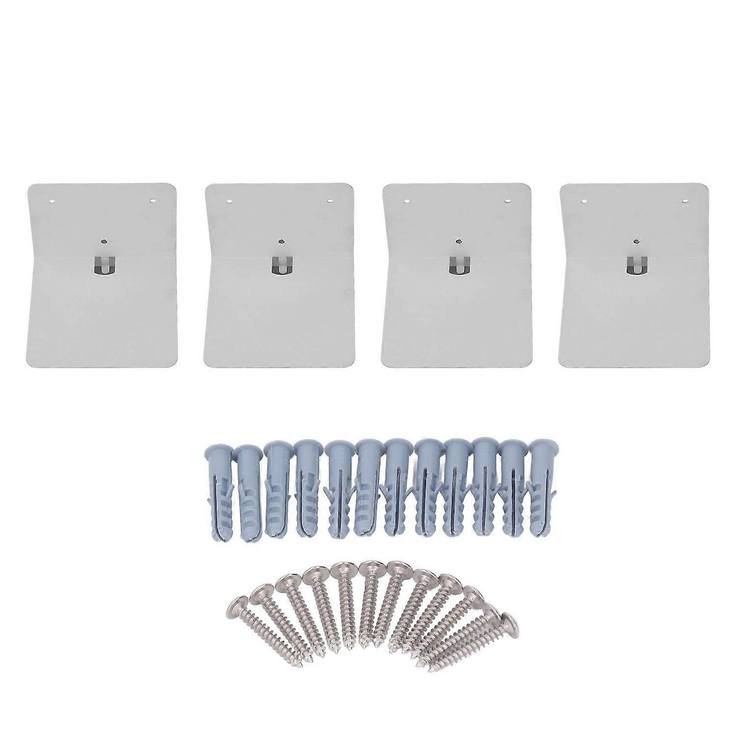 4Pcs Wall Mounted Invisible Floating Bookshelf Floating Book Shelves for Wall Home Classroom Library