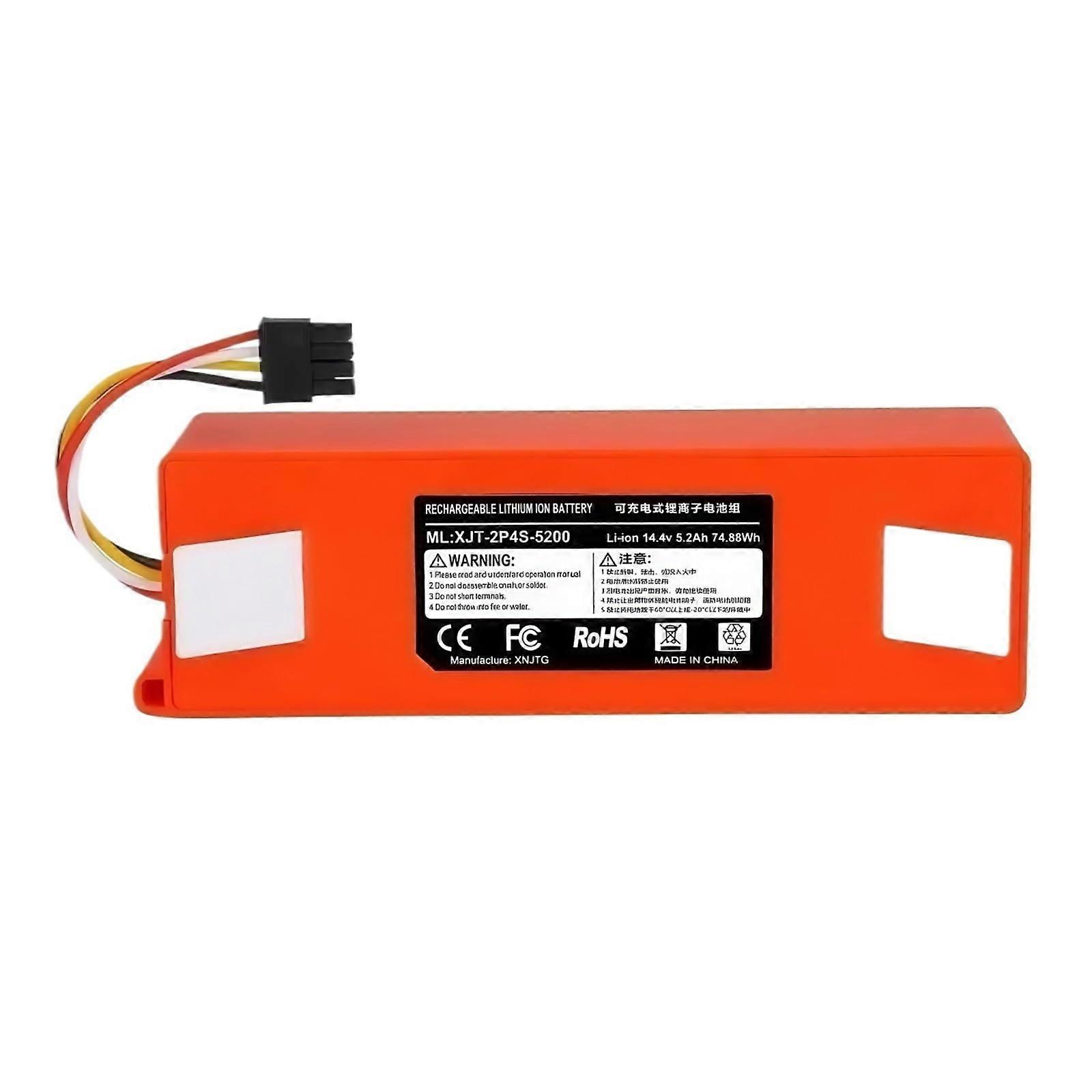 12800mAh Sweeper Battery BRR2P4S5200D 5200S for Compatible Sweeping Mopping Robot Vacuum Cleaner
