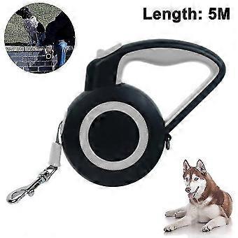 Heavy Duty Retractable Dog Leash - 360° Tangle-Free Reflective Ribbon with Anti-Slip Handle for Comfortable Walking