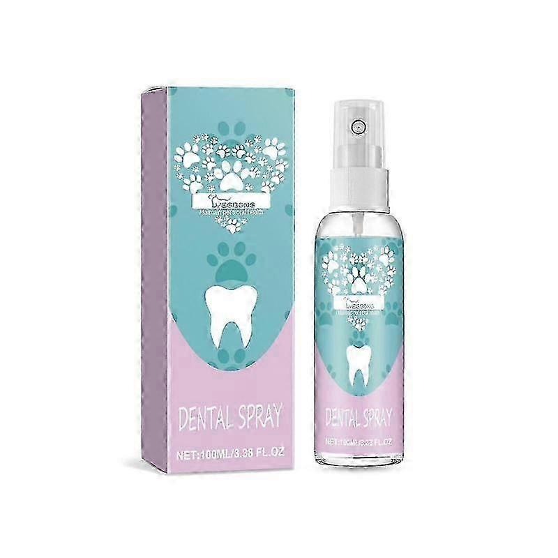 犬と猫のための歯科用スプレー フレッシュブレス歯のクリーニング 歯石除去 ブラシなし