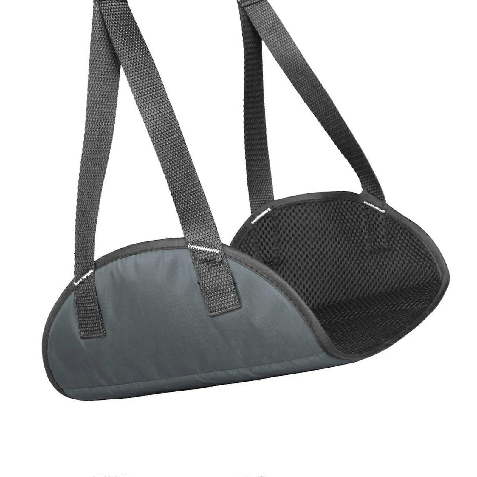 Compact Foldable Foot Rest For Travelers Airplane And Train Breathable Mesh Portable Design Quick Installation