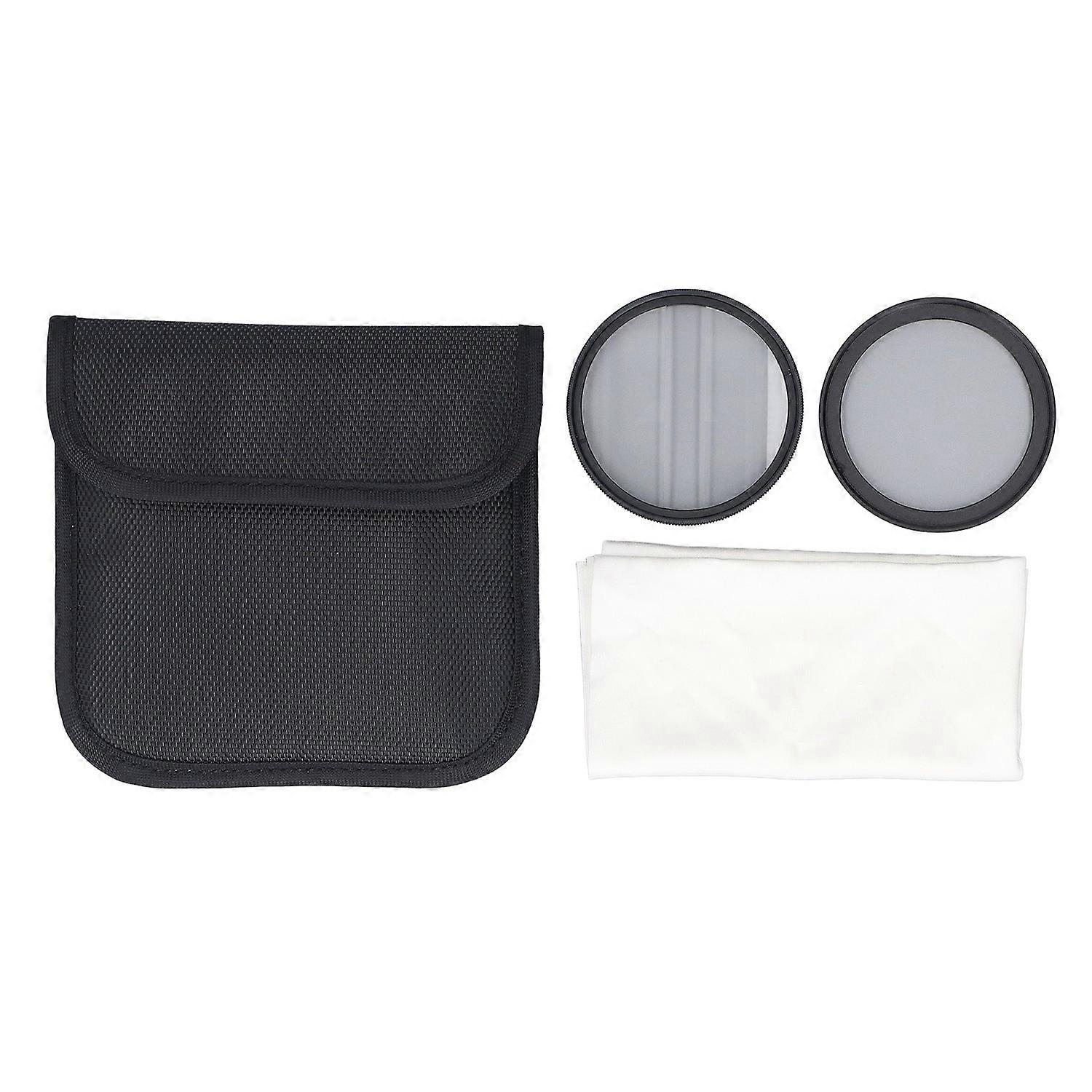 52MM Blur Special Effect Filter Double Sided Multi Layer Coating Split Diopter Filter with Filter Ad