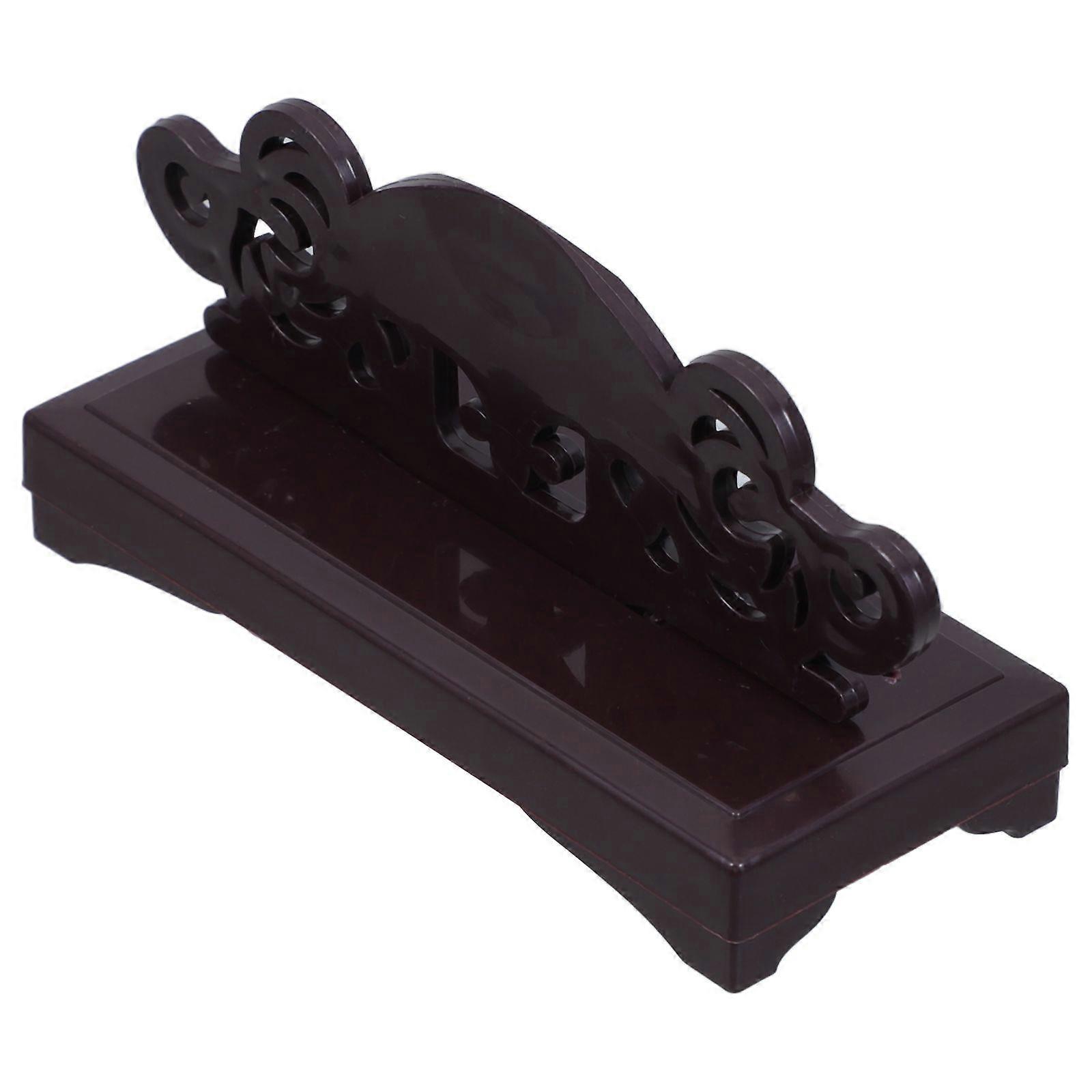 Creative Folding Fan Stand Plastic Round Fan Display Base Decorative Holder