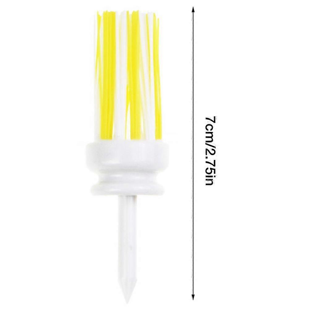 1Pc Plastic Unbreakable Golf Tees Brush Support Tee for Longball Base Low Friction More Distance Different Height Tee 54/70/83mm