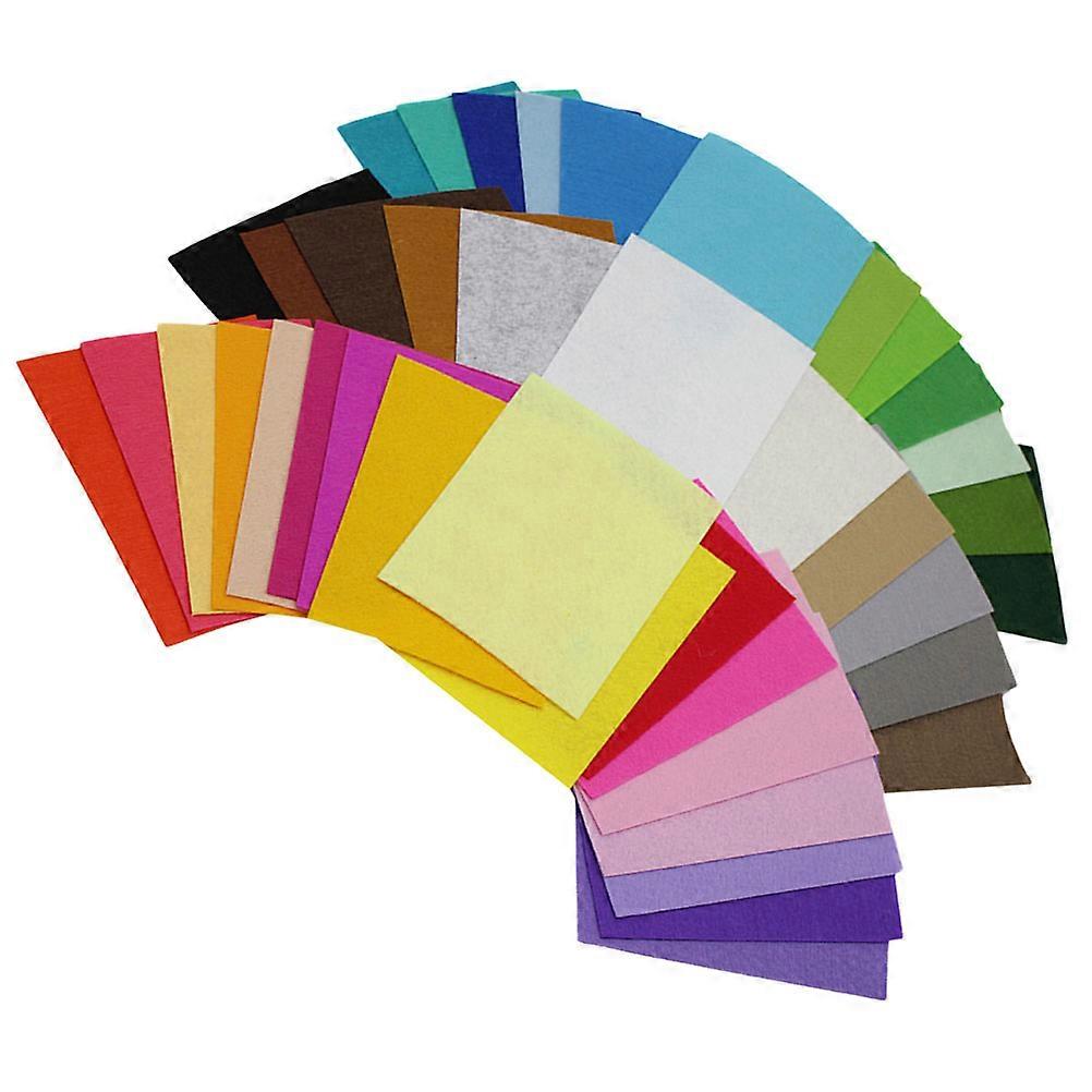 Craft Felt Fabric Sheets Non-Woven Material for DIY Projects 200Pcs Pack