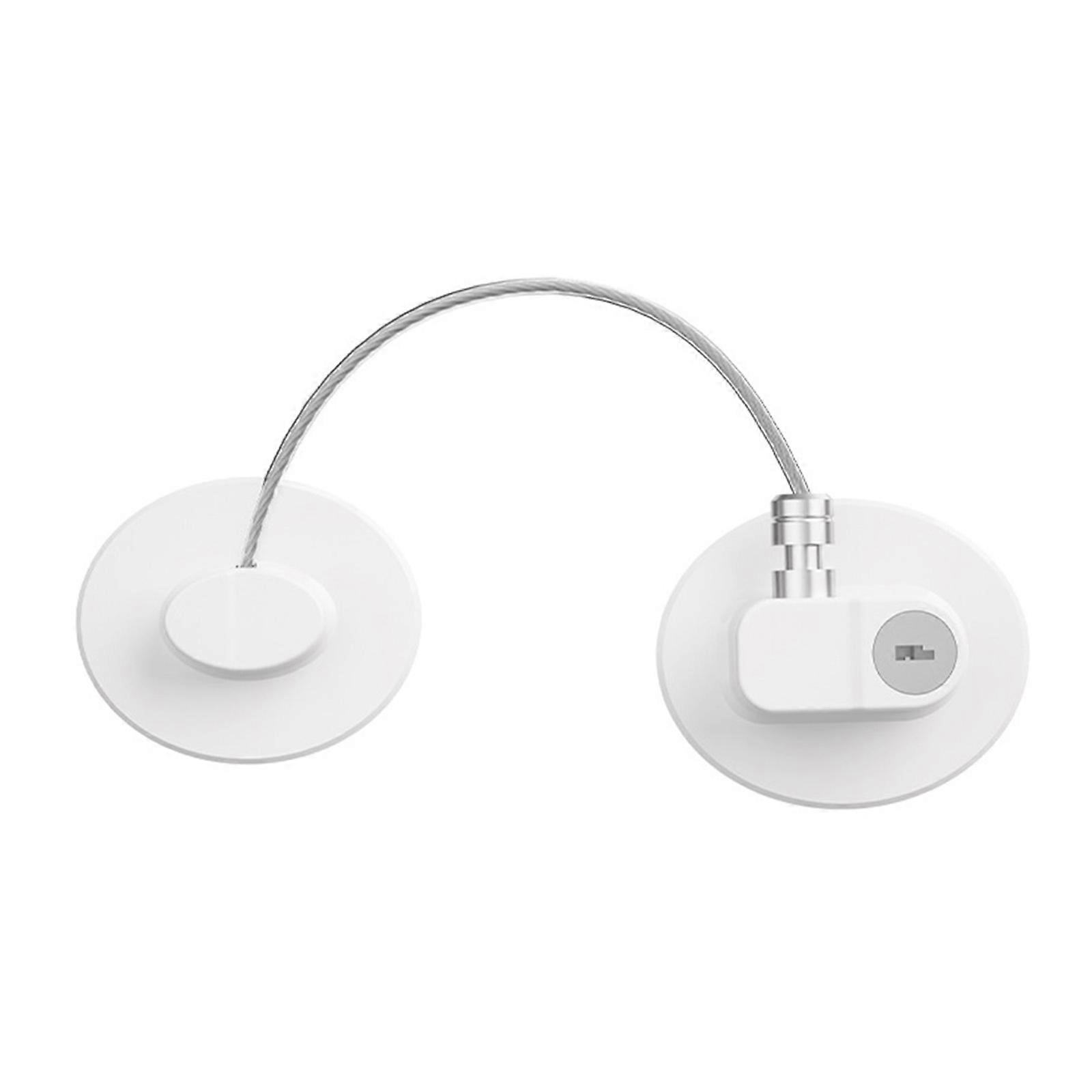 Baby Cabinet Stick Design Universal Application Adjustable Length Childproof For Home Security  White