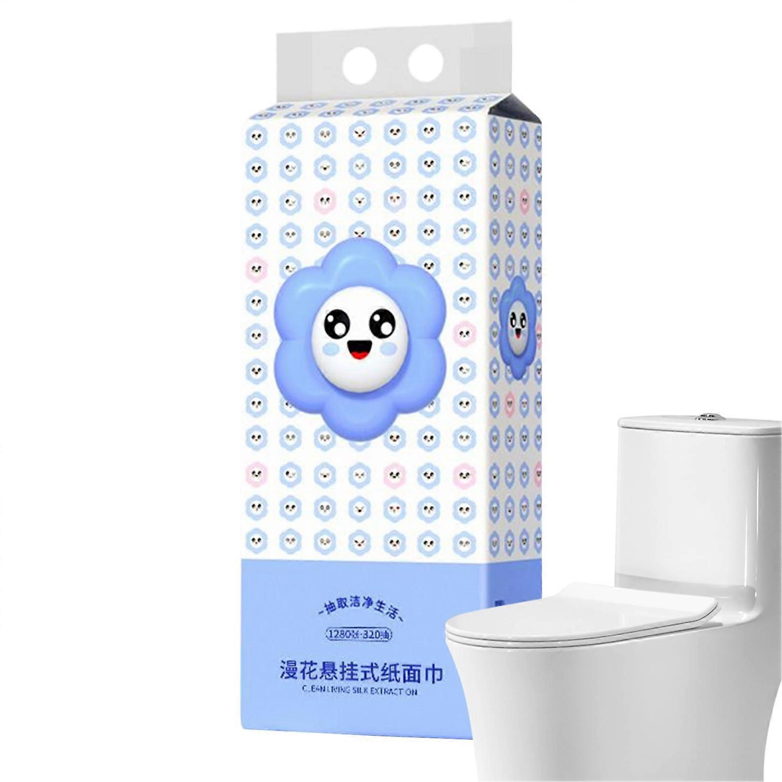 Tissue Toilet Paper Hangable Bathroom Paper RV Travel Quick Pull Soft Thickened Napkins 1 Count Pack