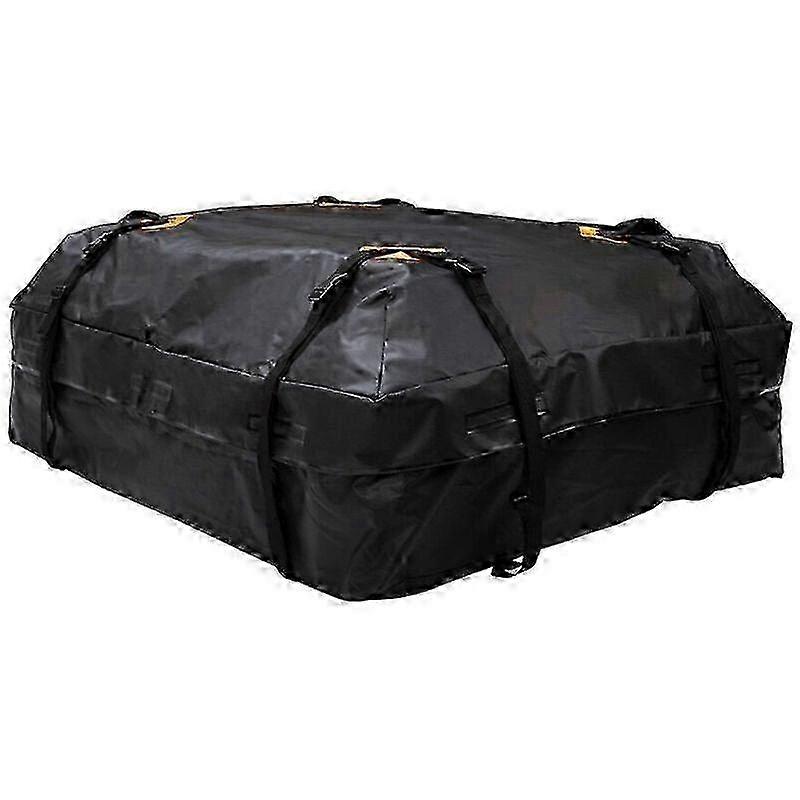 Expand Your Journey: Car Rooftop Cargo Carrier, 600D Waterproof Fabric, Weather Resistant, For Cars With Or Without Side Rails, Crossbars Or Baskets 2