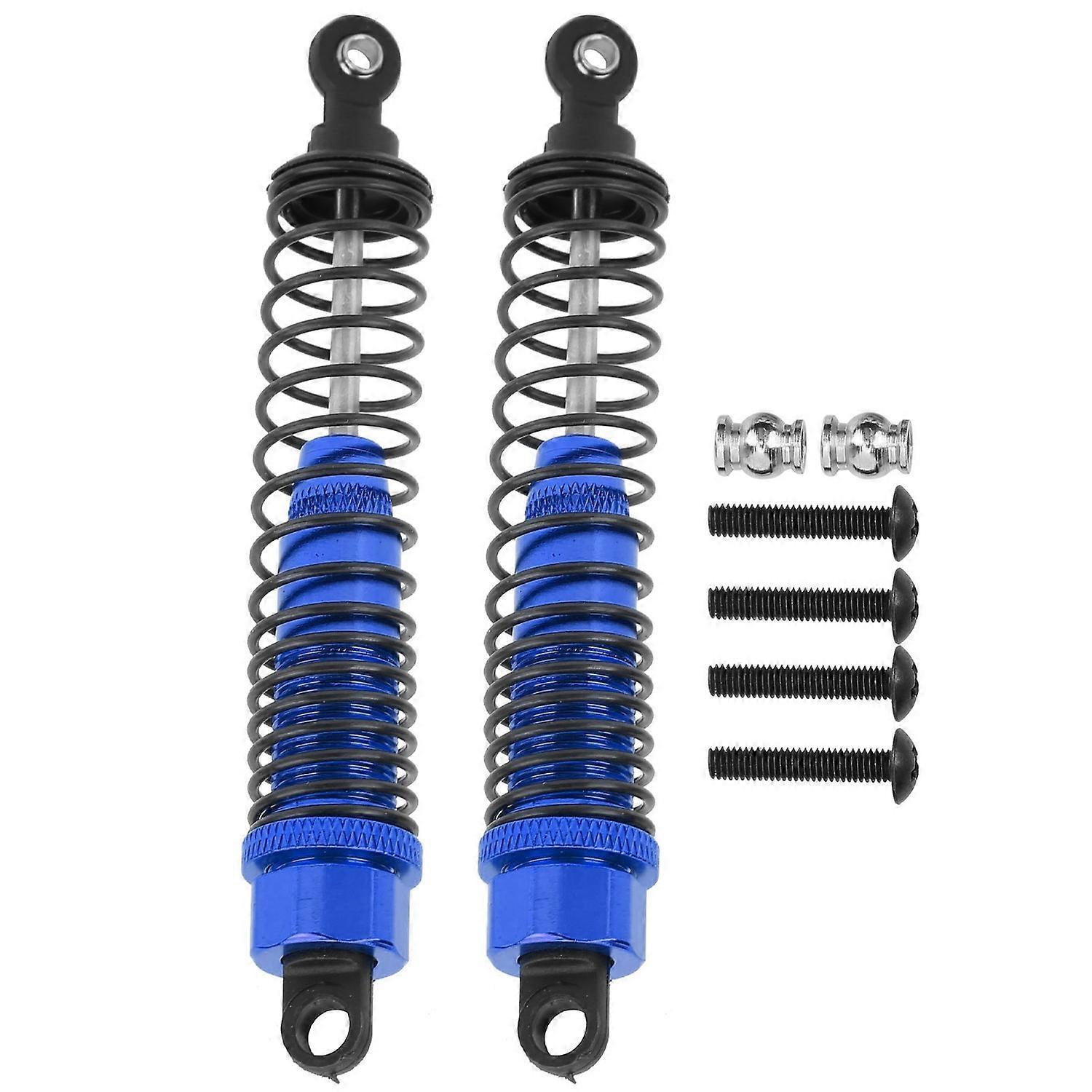 2Pcs 108mm RC Metal Shock Absorber Damper for TRAXXAS SLASH 2WD RC Car Upgrade PartsBlue