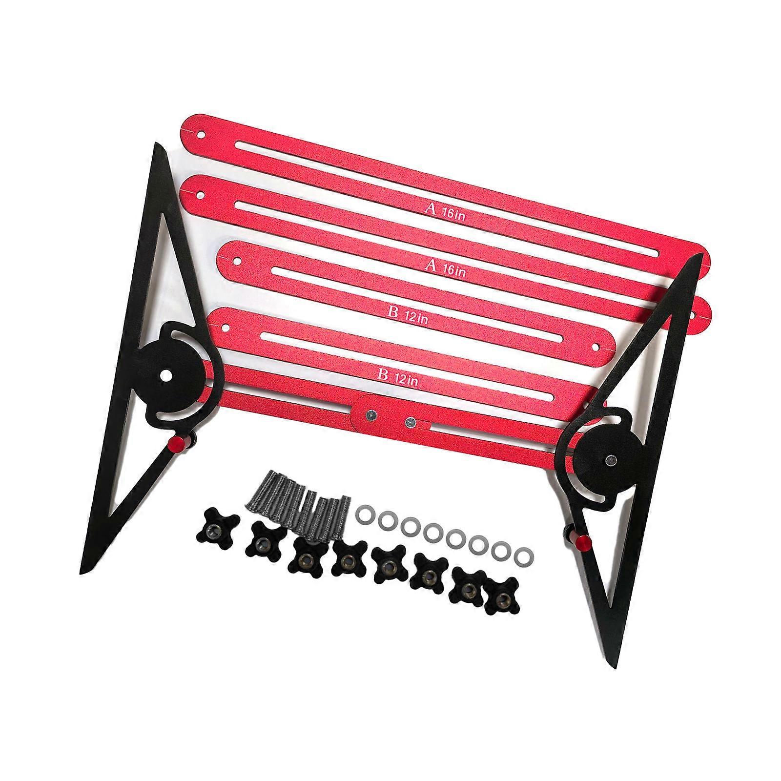 Practical Stair and Shelf Layout Tool Stair Treads Template for DIY Enthusiasts and Professional Seek Accuracy Multicolor