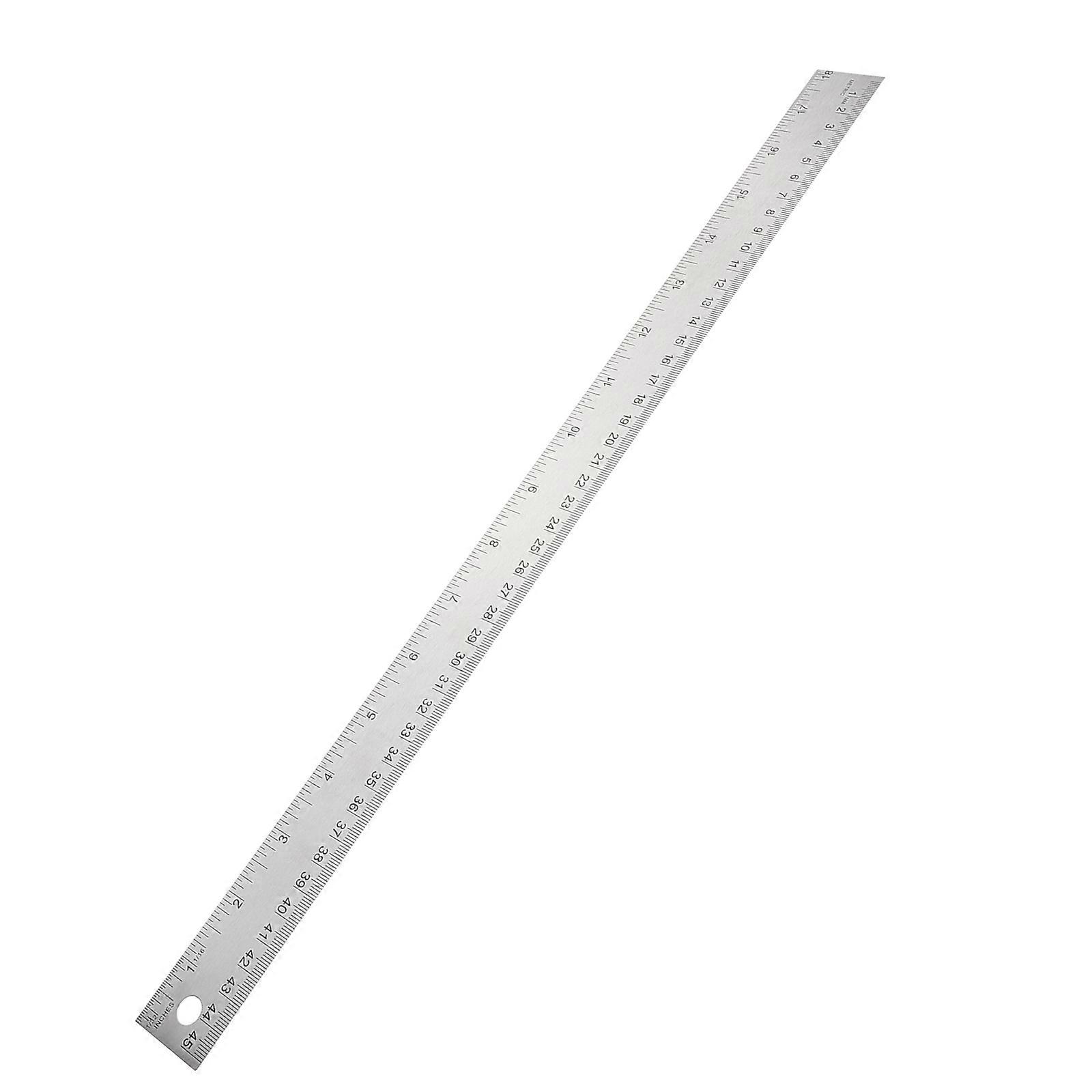 Stainless Steel Cork Back Ruler for School Office Engineering Woodworking