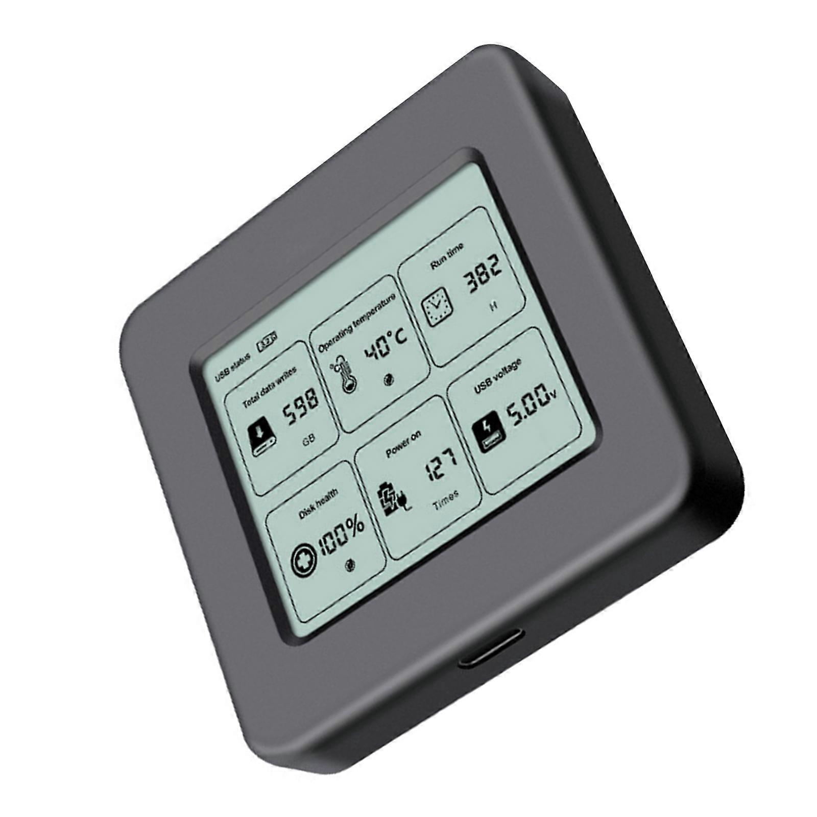 M.2 NVMe Solid Disk Case USB C 3.2 Connection Real Time Status Updates Support 2242 Disks For Office, School, And Travel Multicolor