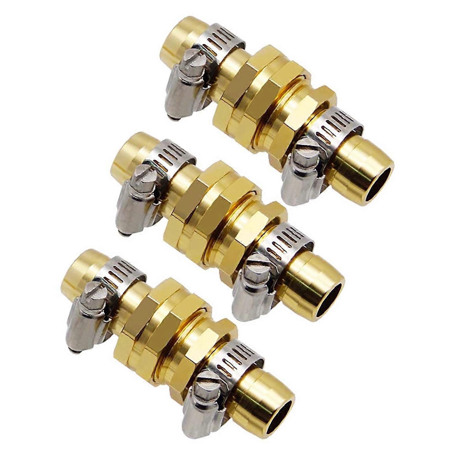 3 Set 5/8" Garden Hose Connector Hose Connector End Patcher Kit With Heavy Duty And Leak Hose Fix Home Essentials