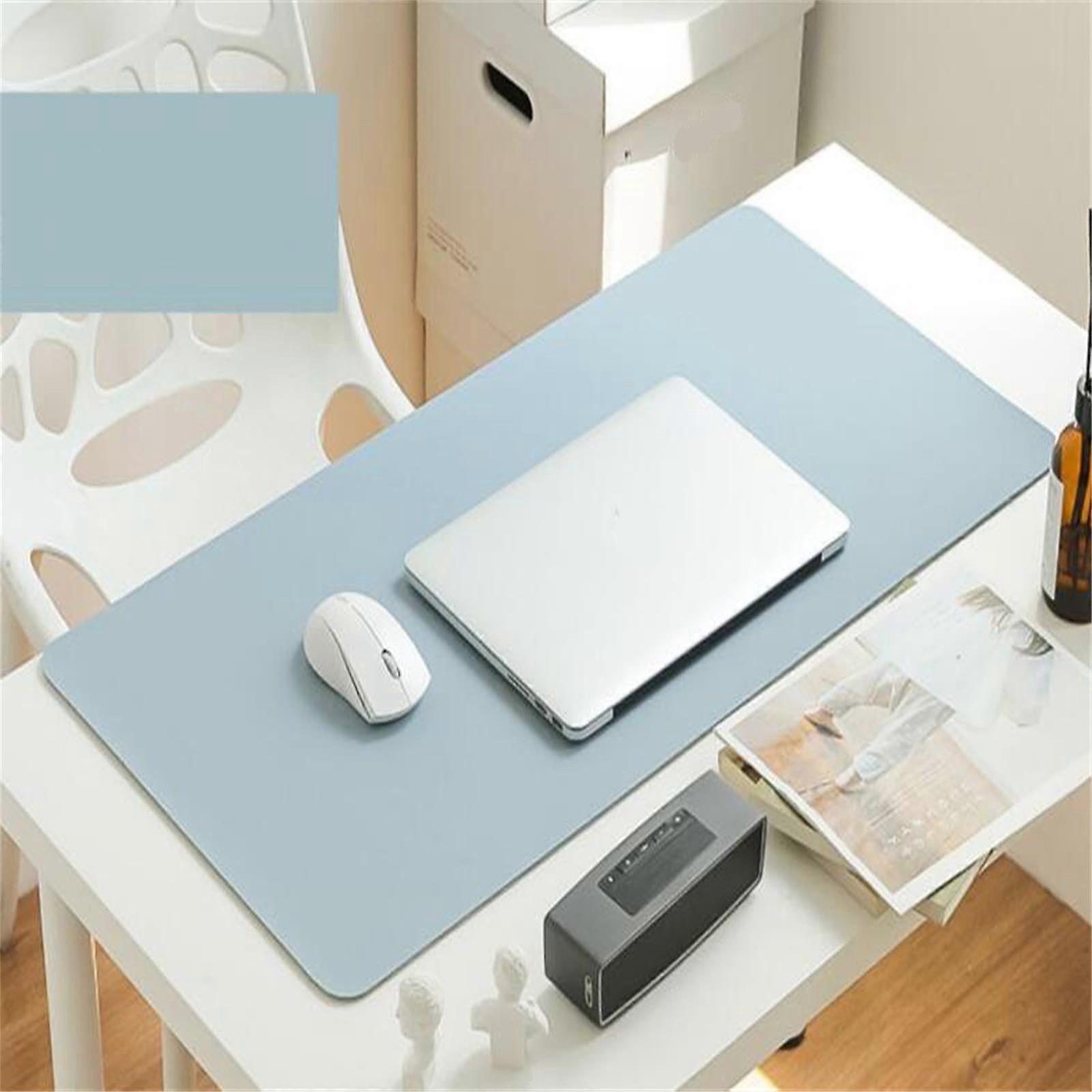 Synthetic Leather Double-Sided Protective Pad. Large Mouse Pad, Keyboard & Mouse