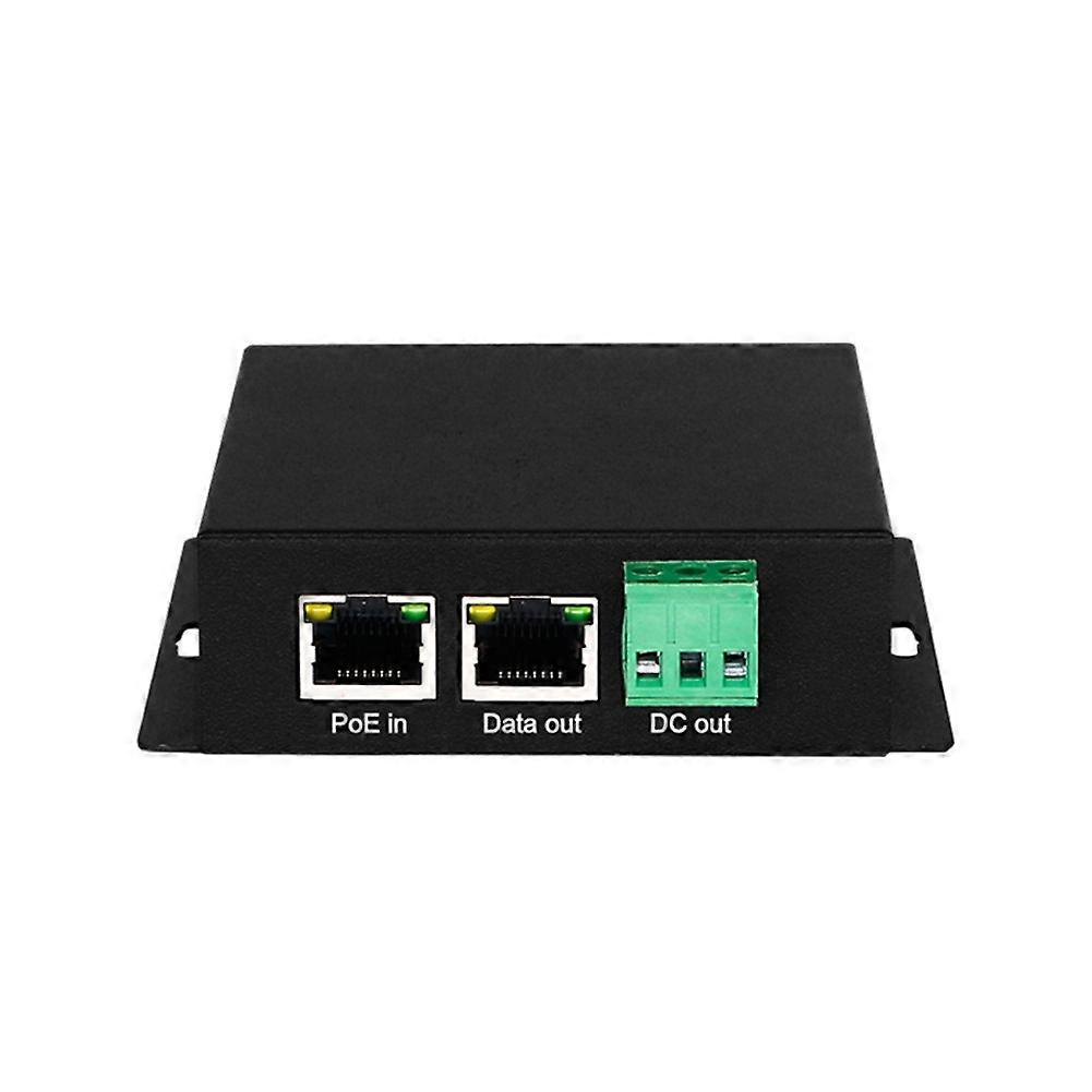 60W Industrial Home Isolated PoE Gigabit Splitter High Power 12V/24V Output Support IEEE802/3AF/AT/BT