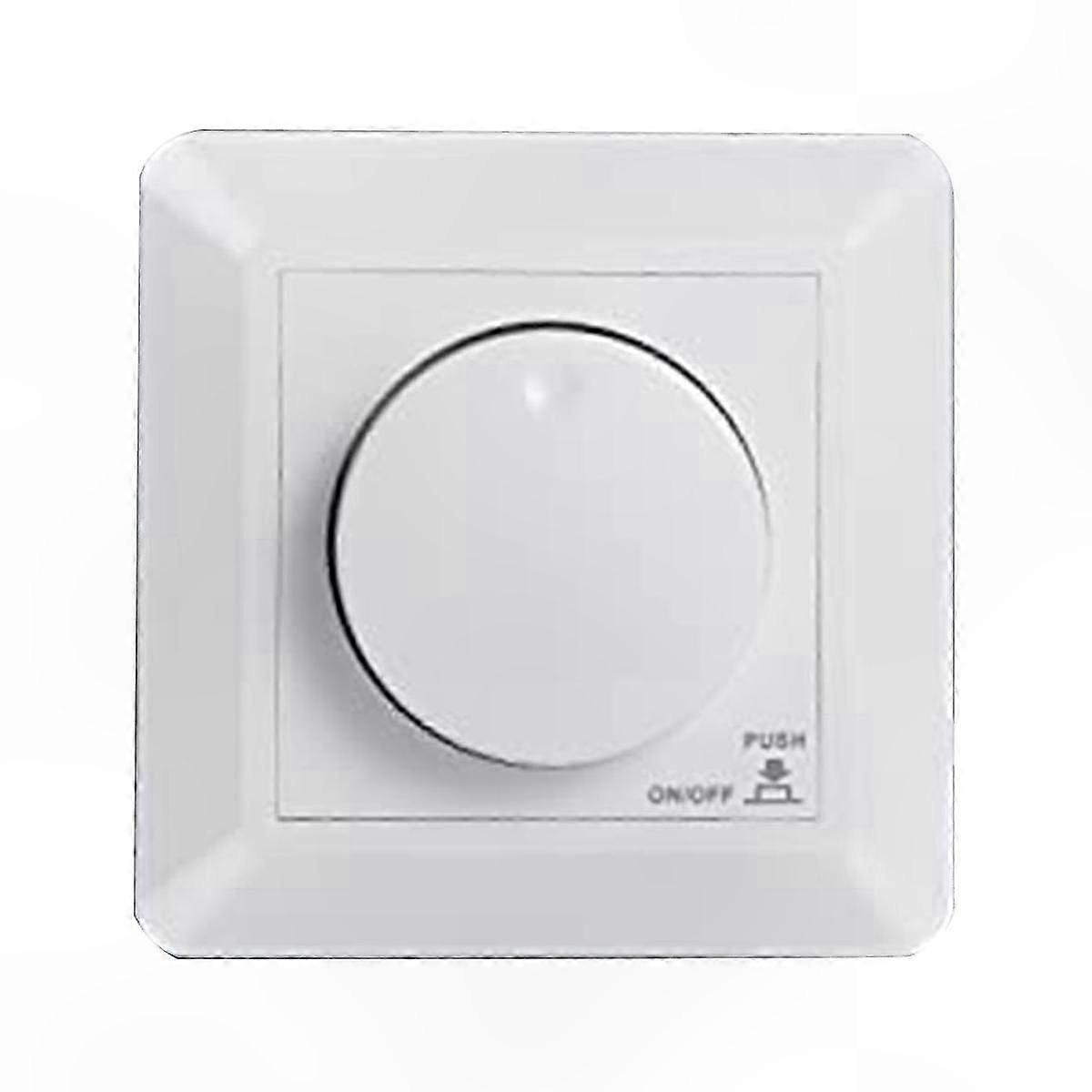 Dimmer Switch for LED and Halogen, 5-300W Flush-Mounted Dimmer Compatible with Dimmable Lights