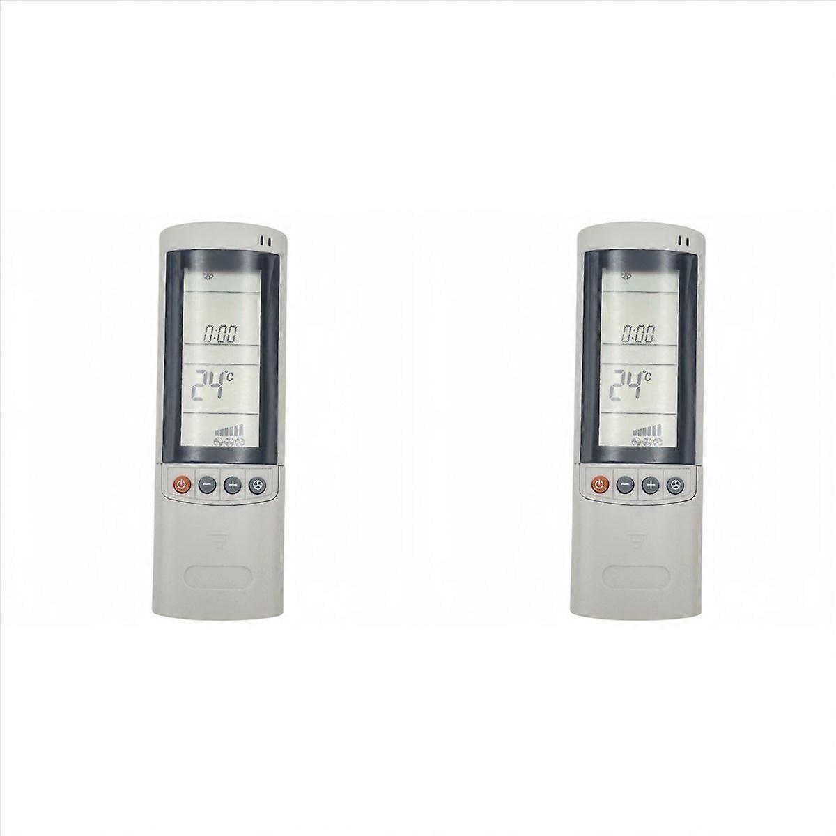 2X Air Conditioner RC-7 Remote Control Remote Control Replace for , Airwell, Emailair, Air Condition