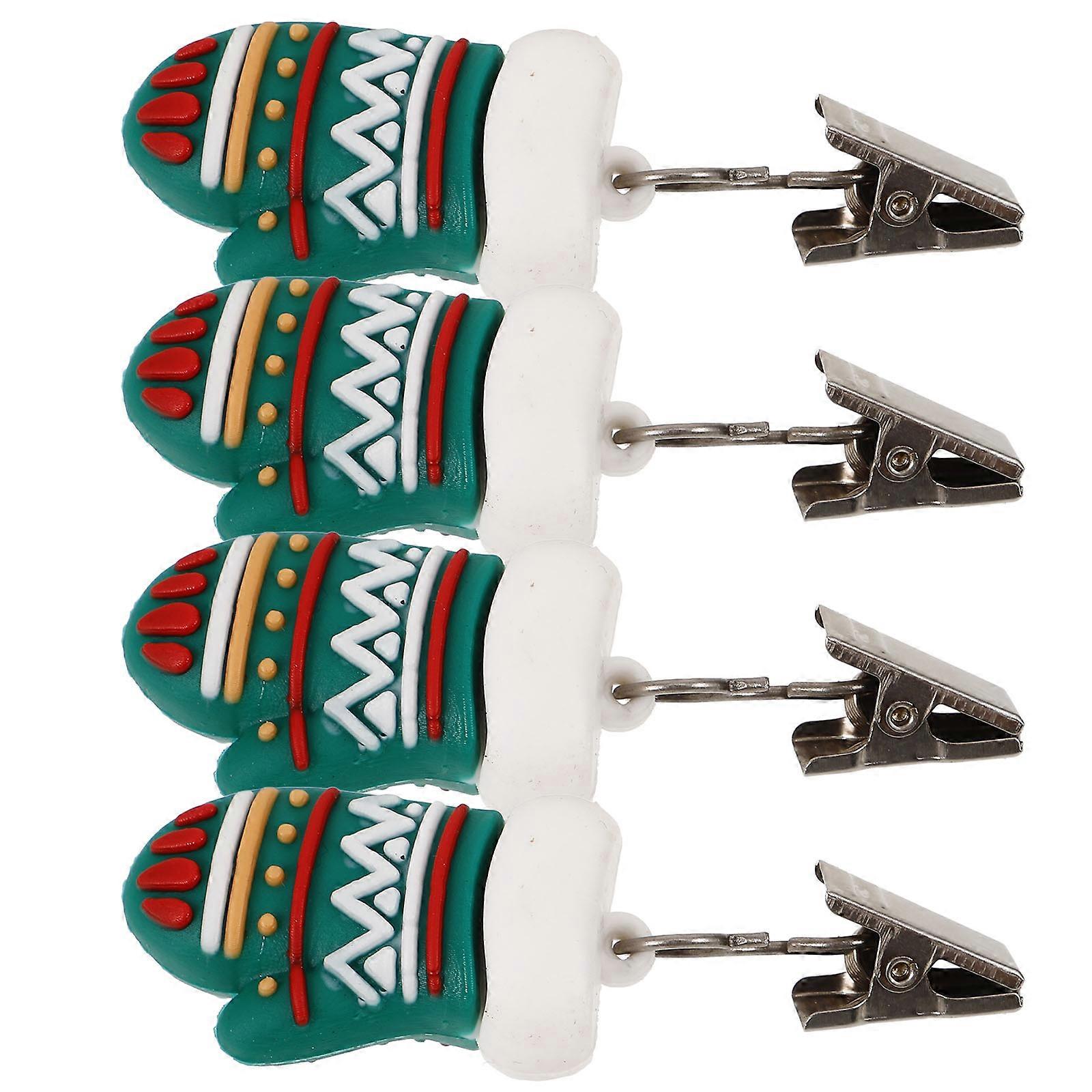 Table Cover Clip Replaceable Tablecloth Weights Anti-slip Polyethylene 4Pcs Banquet Decor