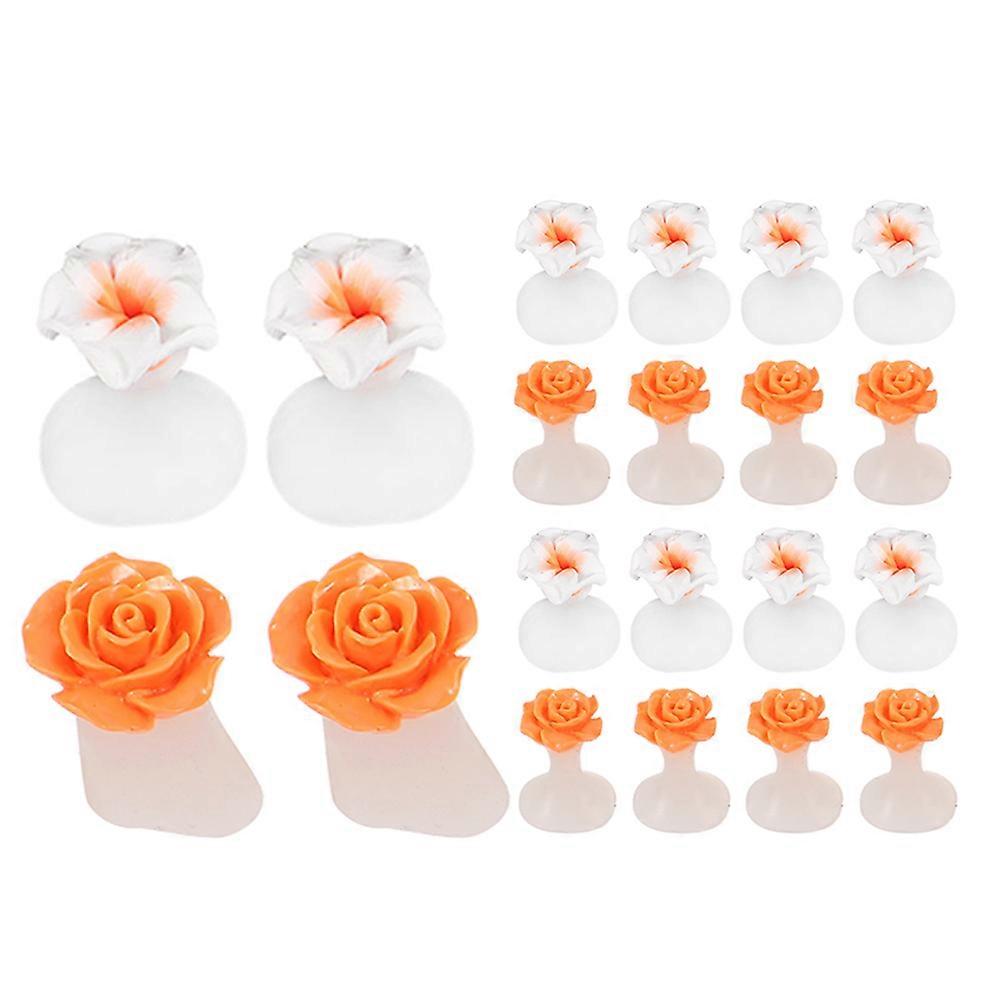 Toe Separator Silicone Toe Dividers for Pedicure Tools 16Pcs Assorted Color