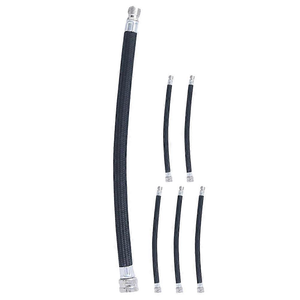 Air Pump Extension Hose for Bicycle 6Pcs Portable Pump Attachments