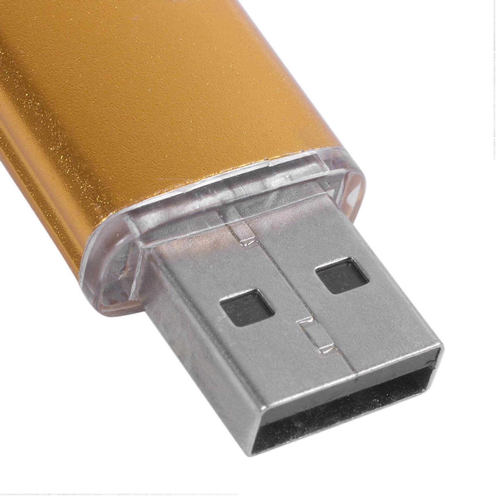 4X USB Memory Stick Flash Pen Drive U Disk for PS3 PS4 PC TV Color:Golden Capacity:64MB
