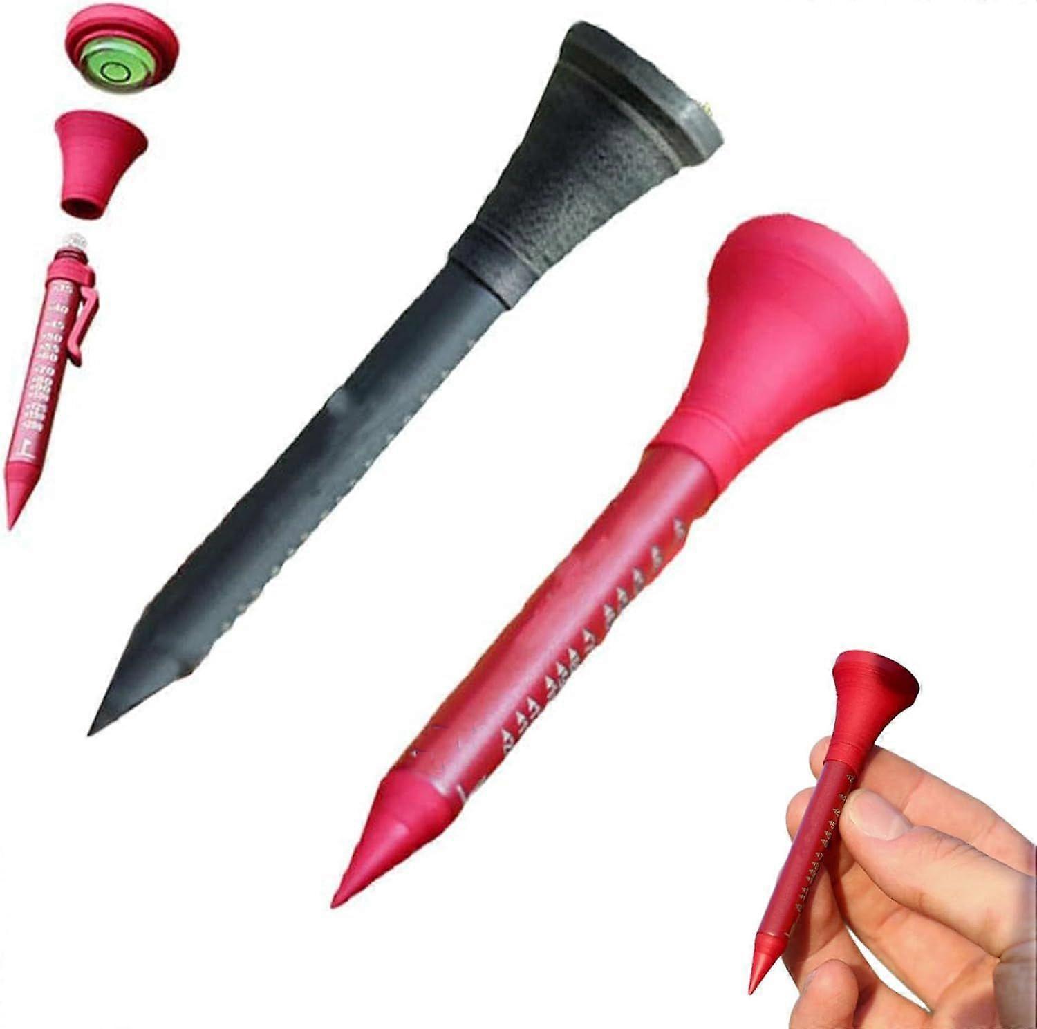 6-in-1 Golf Multi-Function Tool, Ball Maker, Green Slope Gauge, Tripod Phone Stand, Infinitee Pencil, Clue Cleaner