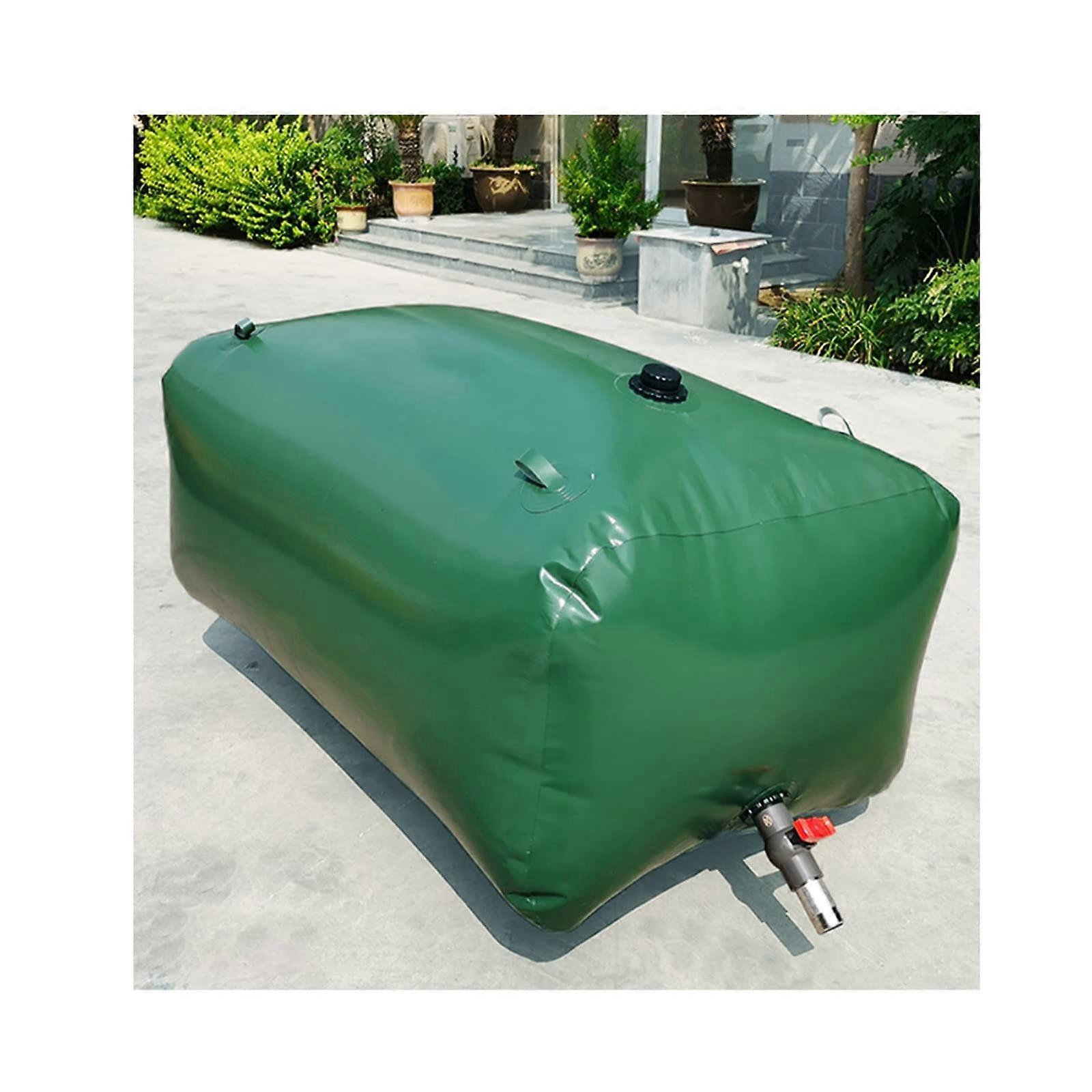 Water Storage Bladder 350L Collapsible PVC Tank with Faucet for Emergency, Gardening and Farming