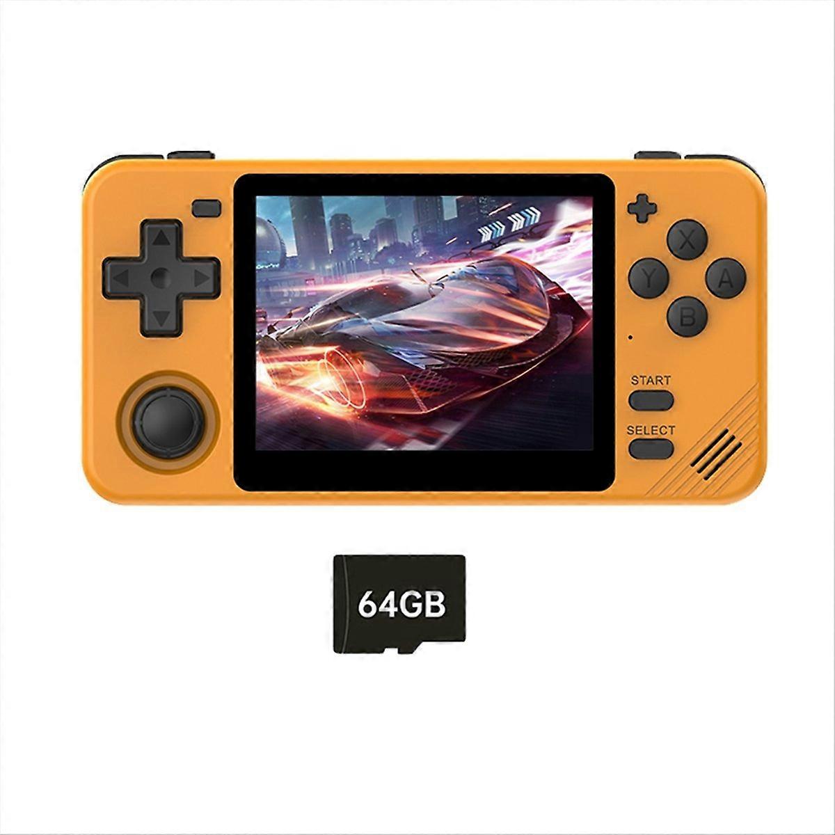 RGB10X Handheld Game Console 64GB 3.5 Inch IPS Screen A