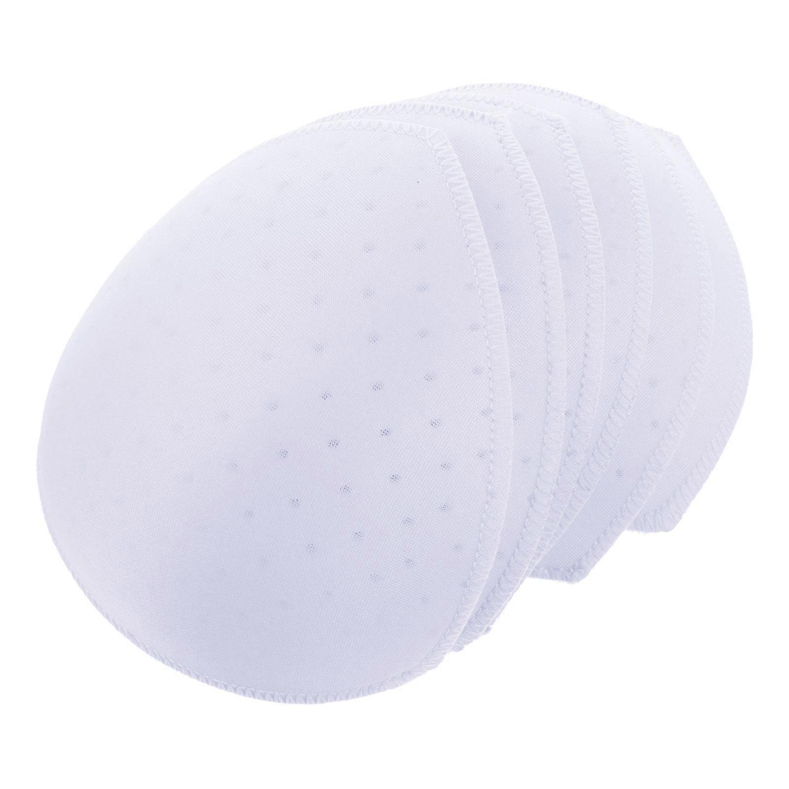 White Bra Inserts Pad for Comfortable AllDay Use Lightweight Reusable 3 Pairs