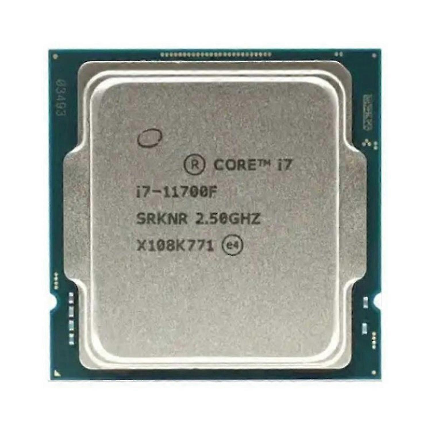 Processeur Core i7-11700F - Socket LGA 1200 8 cœurs 16 threads 2,5 GHz 16 Mo de cache L3 65W.