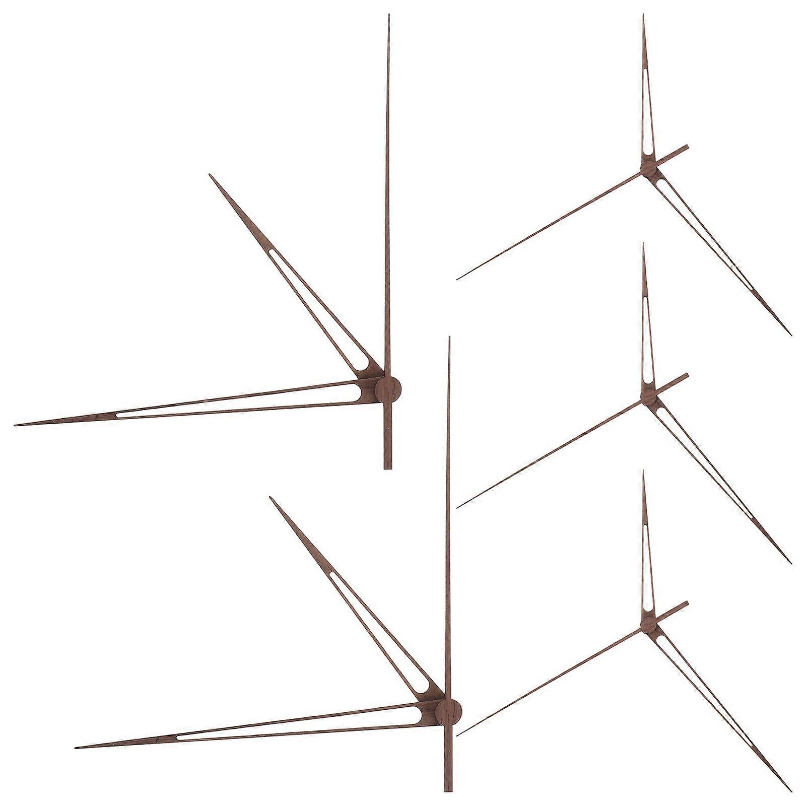 Clock Clock Kit for Accurate Time Display 5Sets Wooden Accessories