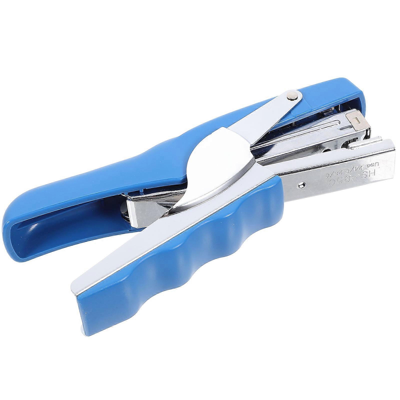 Convenient Handheld Stapler Tool for Daily Use Blue Desk Essential