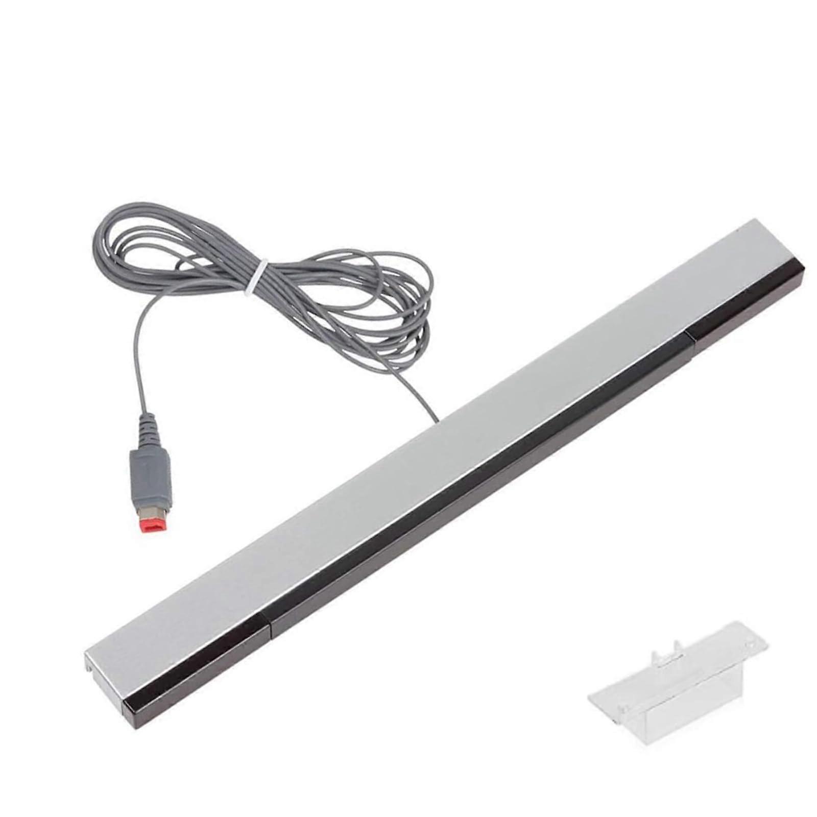 Wired Sensor Bar for Nintendo Wii and Wii U with Accurate Motion Tracking and 8ft Cable