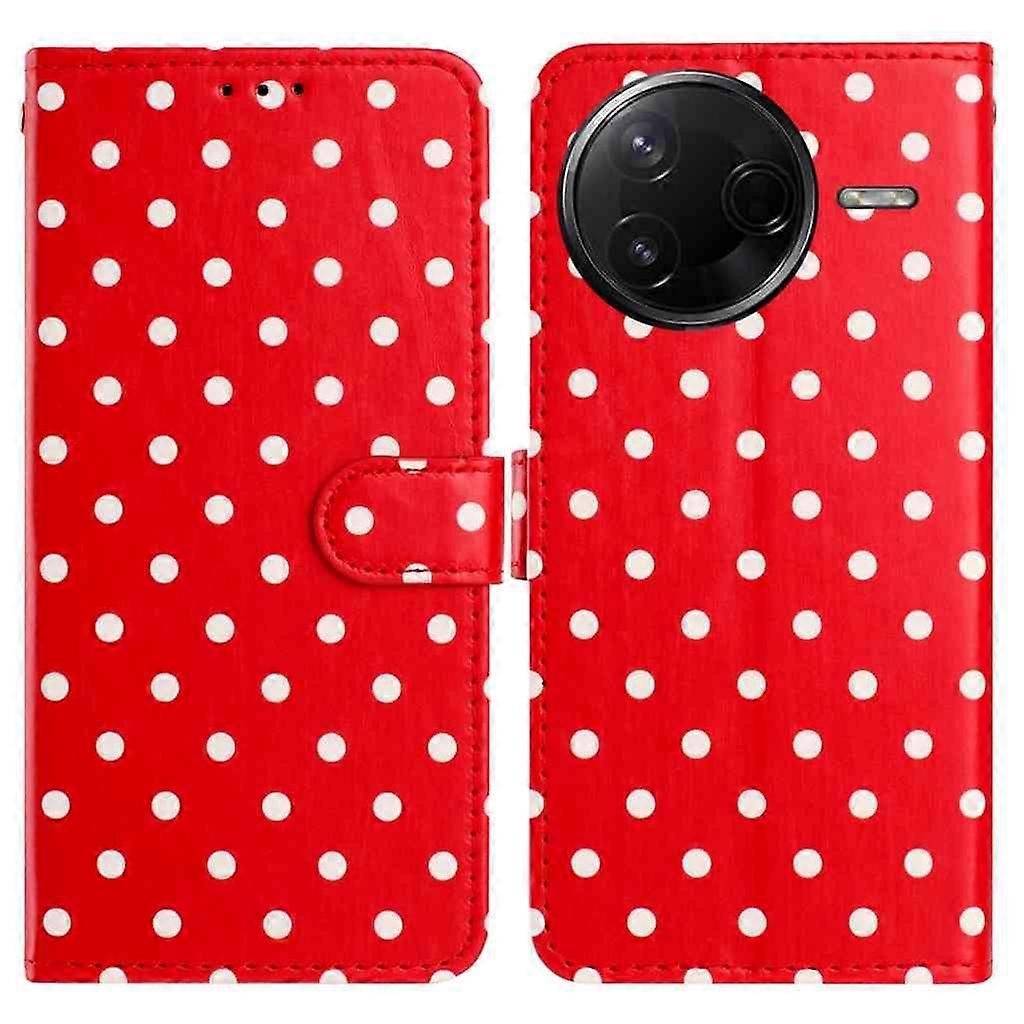 Small Dots Pattern Vegan Leather Phone Case