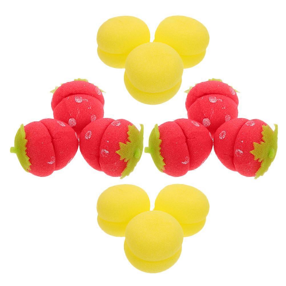 Bangs Roller Sponge Curlers for Hair Styling 12Pcs Soft Comfortable Curlers