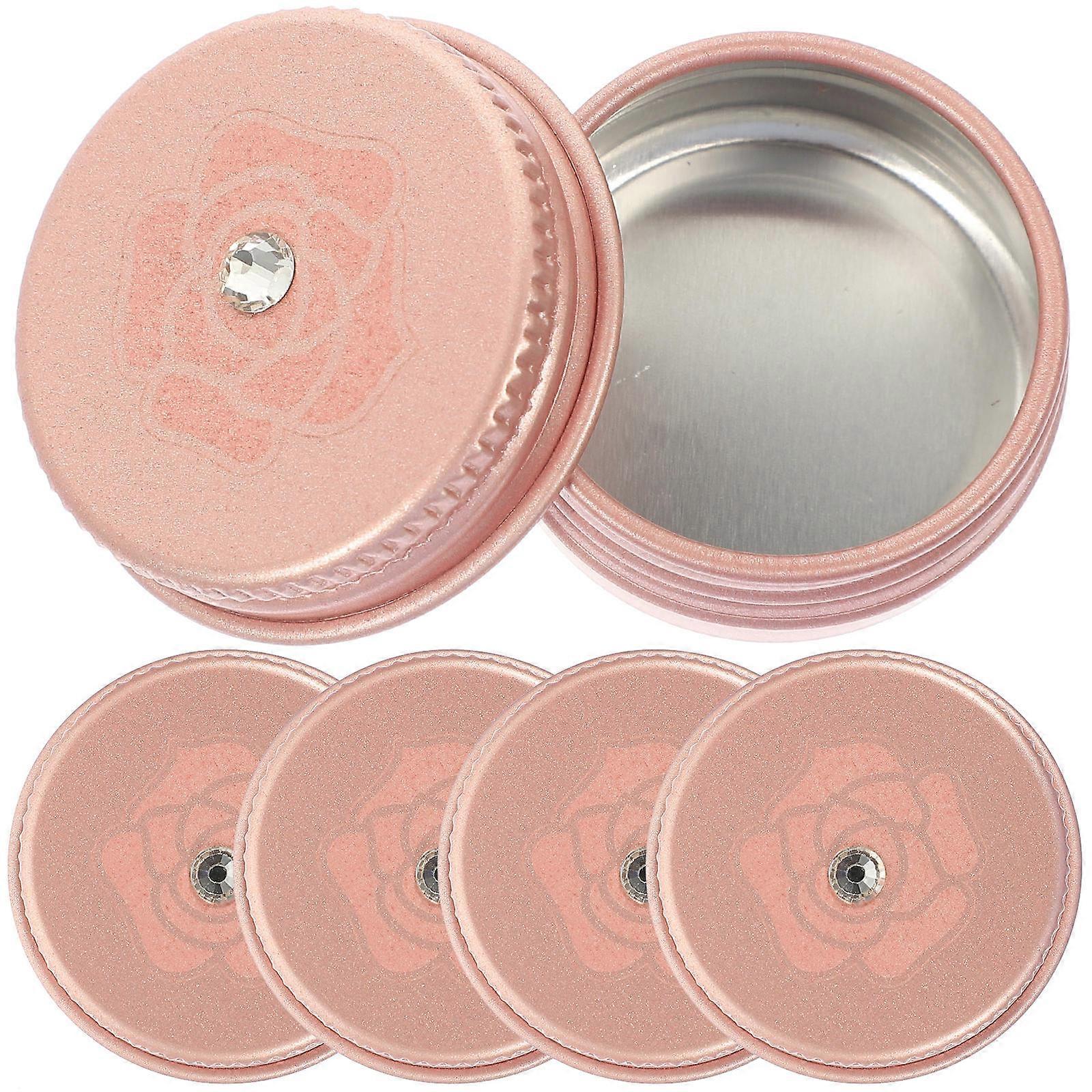 Portable Lip Balm Tin Multi-Function Screw Tins for Daily Use 10Pcs