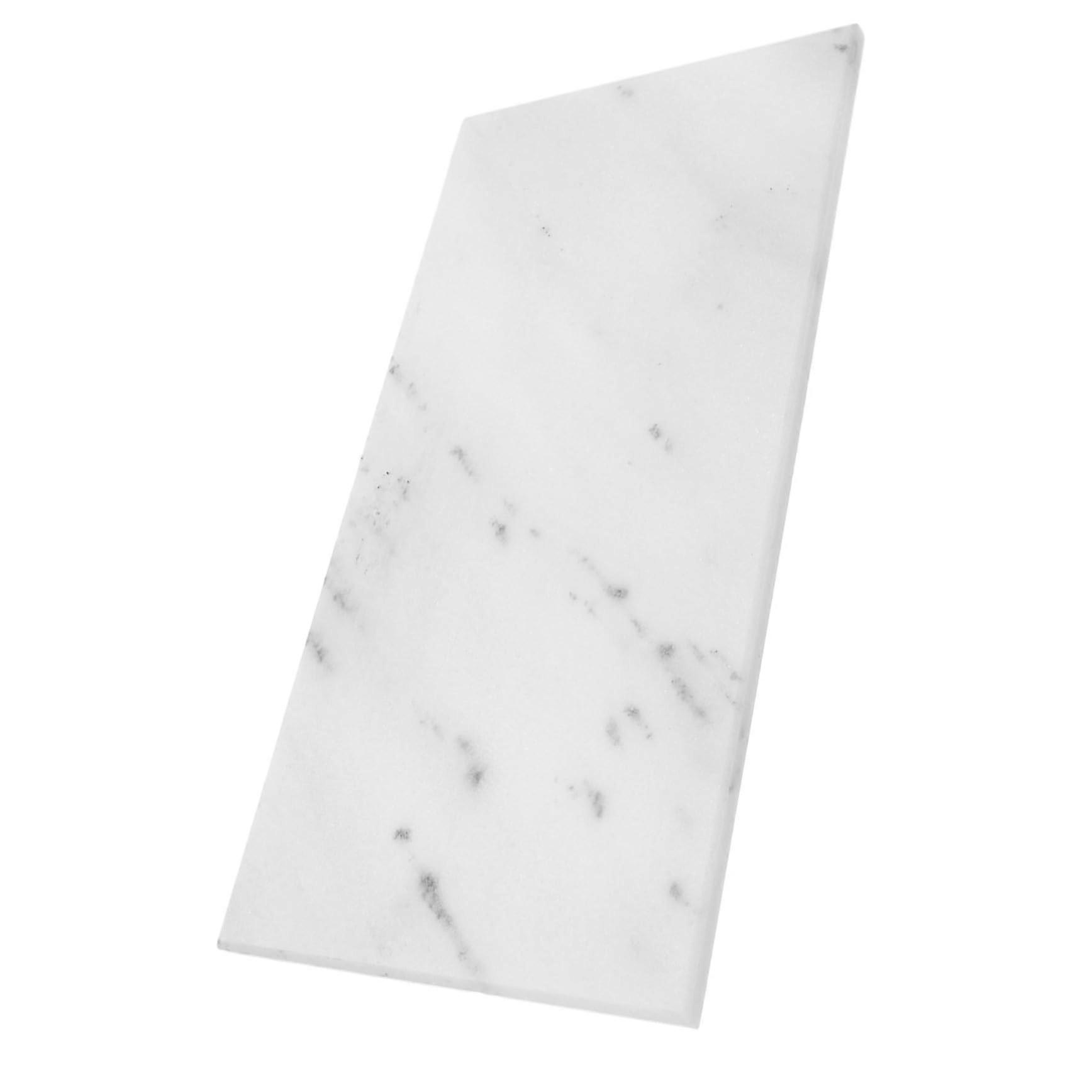 Marble Vanity Tray Rectangular Bathroom Countertop Organizer for Perfume Jewelry and Kitchen Storage