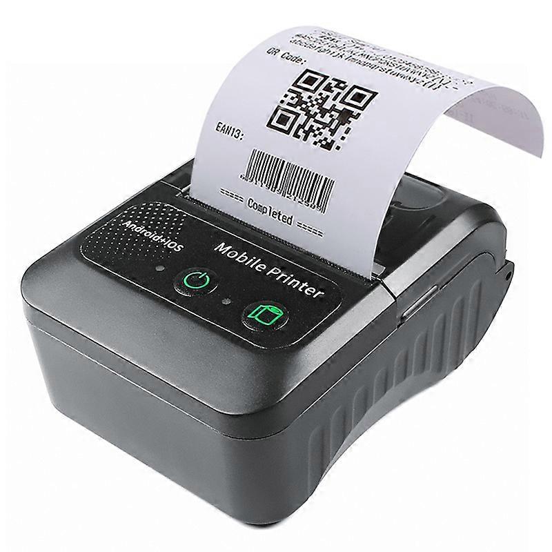58BH2 USB+Bluetooth-compatible Thermal Label Printer Receipt Printing Tool with 58mm Width Printing 