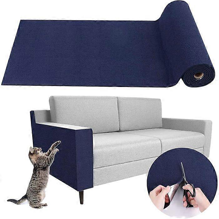 Climbing Cat Scratcher Mat Trimmable Cat Scratching Post Carpet 78.7’’x15.8’’ Self Adhesive Carpet Mat Pad Replacement for Cat Tree Shelves Post Co