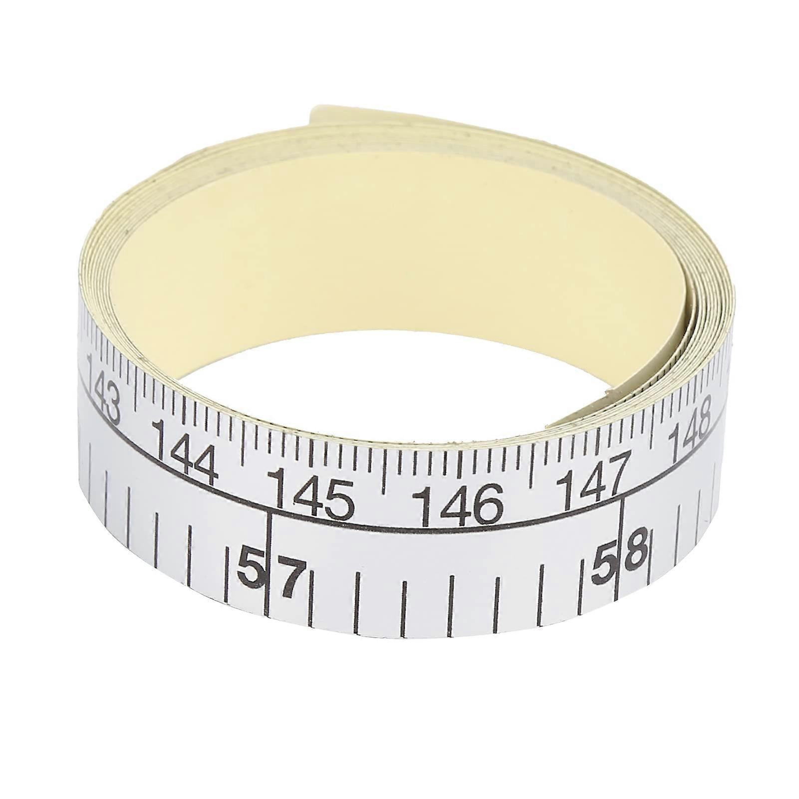 Adhesive Measuring Tape with Strong Adhesive Back, Dual Scale Flexible 150cm Sewing Table Ruler