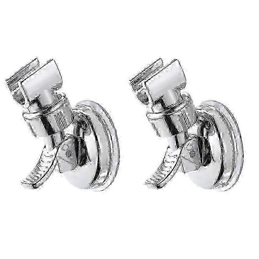 Adjustable Suction Cup Shower Head Holder, 2-pack Waterproof Bathroom Mounting Accessory