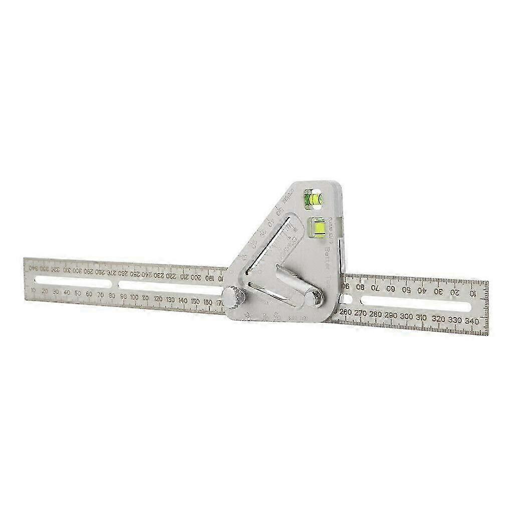 Multifunctional Professional Triangle Ruler Carpentry Measurement Tool Clear Angle Gauge 2025