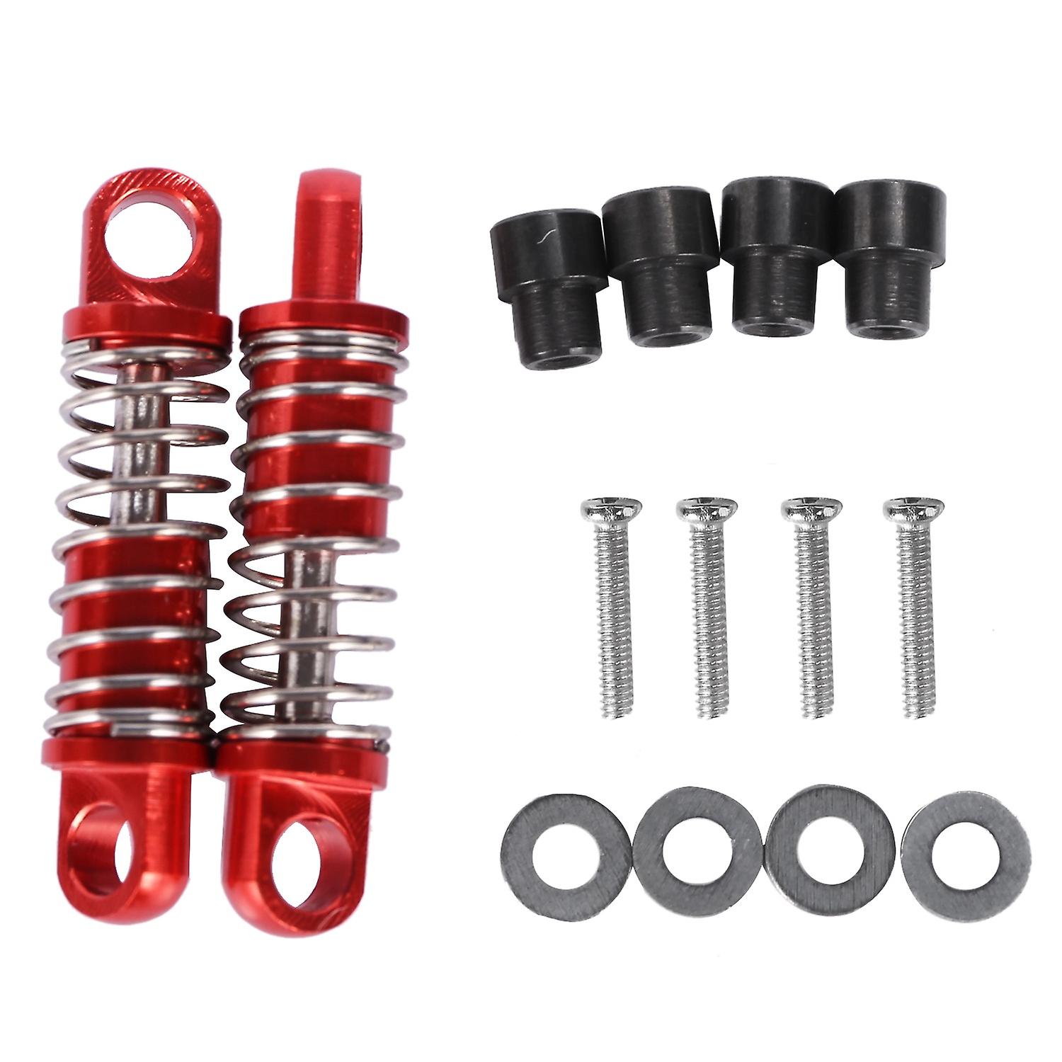 2Pcs 1/28 RC Aluminum Shock Absorbers for RC Car K969 K989 K999 P929 4WD Short Course Car Upgrade P