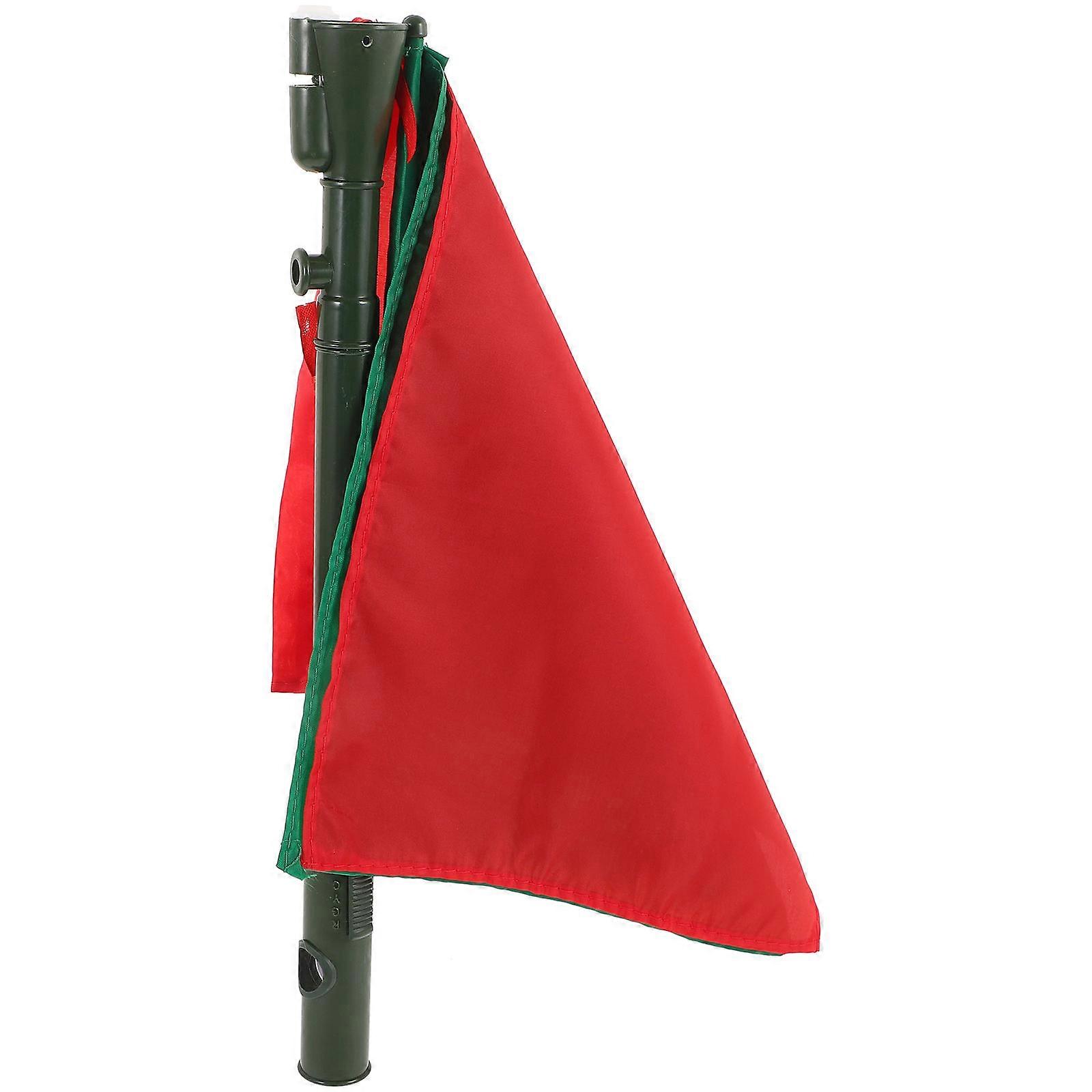 Sports Equipment Referee Flag Multi-Function Road Signal Flag 2Pcs Set