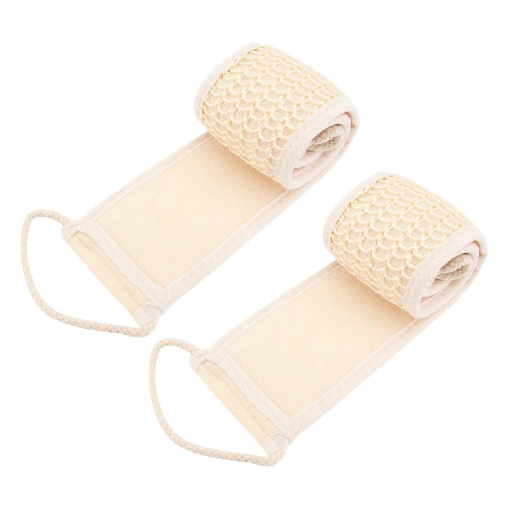 Back Scrubber and Shower Brush Set, Long Handle Exfoliating Bath Body Scrubber for Deep Cleaning