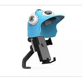 Motorcycle Mobile Phone Holder with Waterproof Helmet Sunshade and Rain Cover