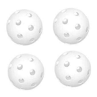 4x Innebandybollar Ihåliga Unihockeybollar för Professionell Träning av Innebandyspelare