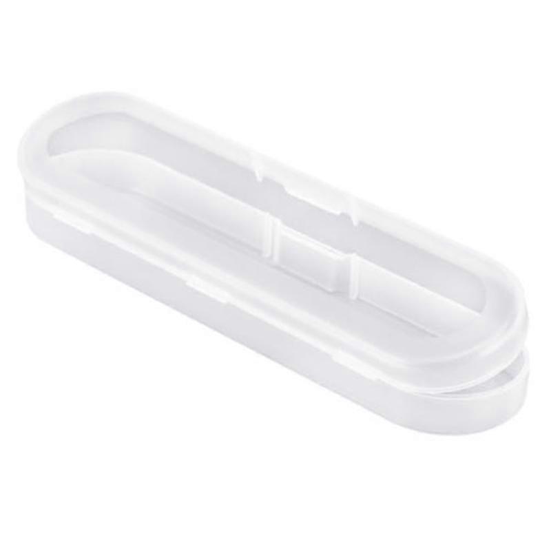 Plastic Clear Transparent Long Storage Box with Lid Collection Container Case